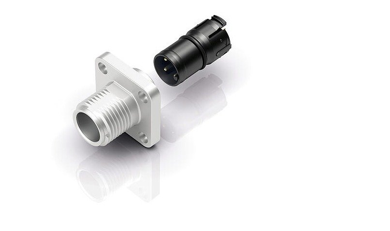 New Rectangular Flange Connectors with Latching, Multi-Position A-Coding